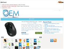 Tablet Screenshot of oemsoftware.com